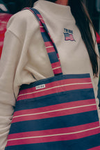 American Made Striped Boat Bag
