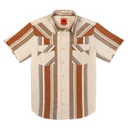 The Wyatt Pearl Snap Short Sleeve Print Shirt