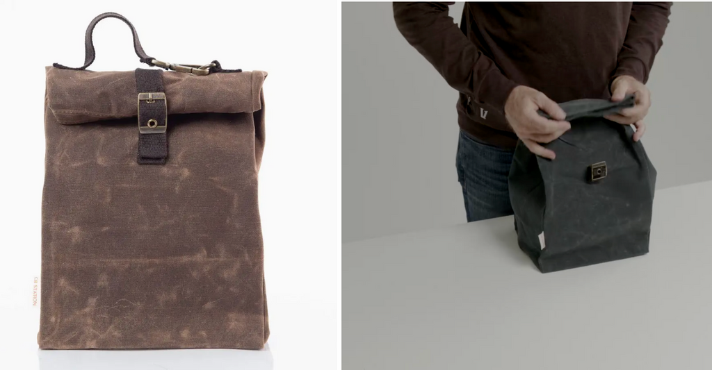 Waxed Canvas Lunch Sack