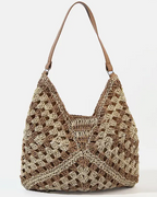 Paper Rope Woven Beach Bag
