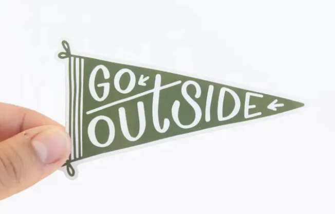 Go Outside Sticker
