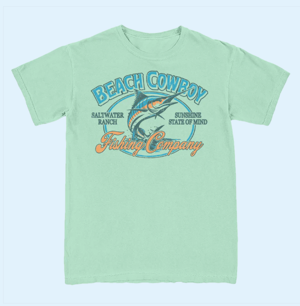 Beach Cowboy Fishing Company Tee