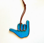 Shaka Glass Ornament