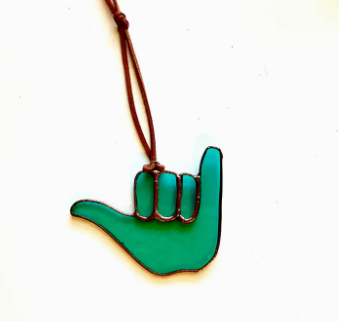 Shaka Glass Ornament