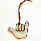 Shaka Glass Ornament