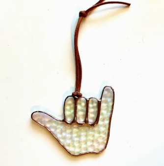 Shaka Glass Ornament
