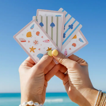 Coastal Seashells Deck of Playing Cards