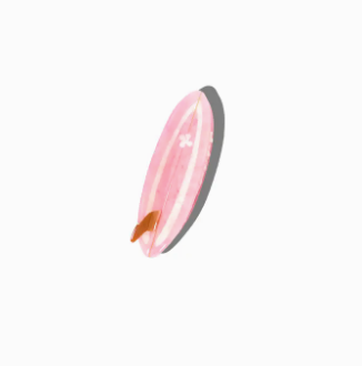 Hand-Painted Surf Boards Claw Hair Clip | Eco-Friendly