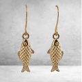 Gold Fish Earrings