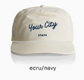 Customizable Handwritten Script Text Nylon Rope Hat