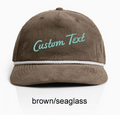 Customizable Script Text Corduroy Hat