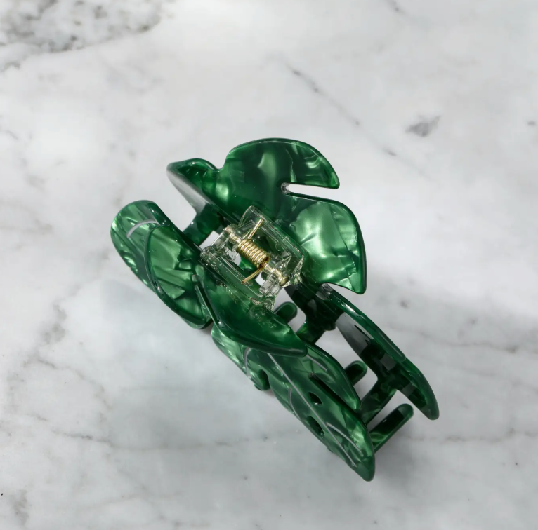 Eco-Friendly Monstera Leaf Hair Clip