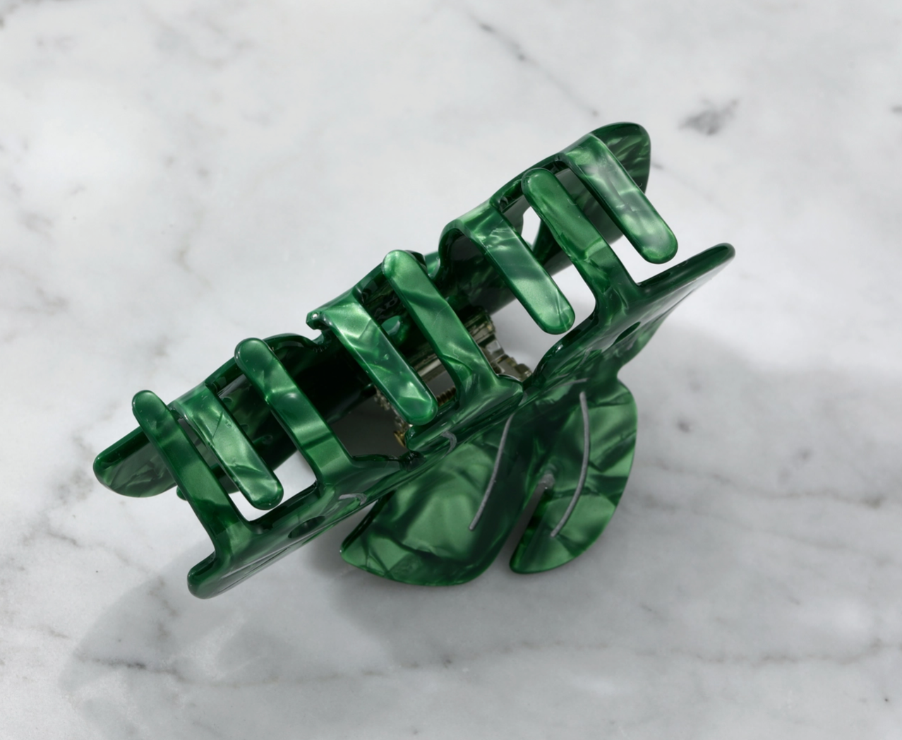Eco-Friendly Monstera Leaf Hair Clip