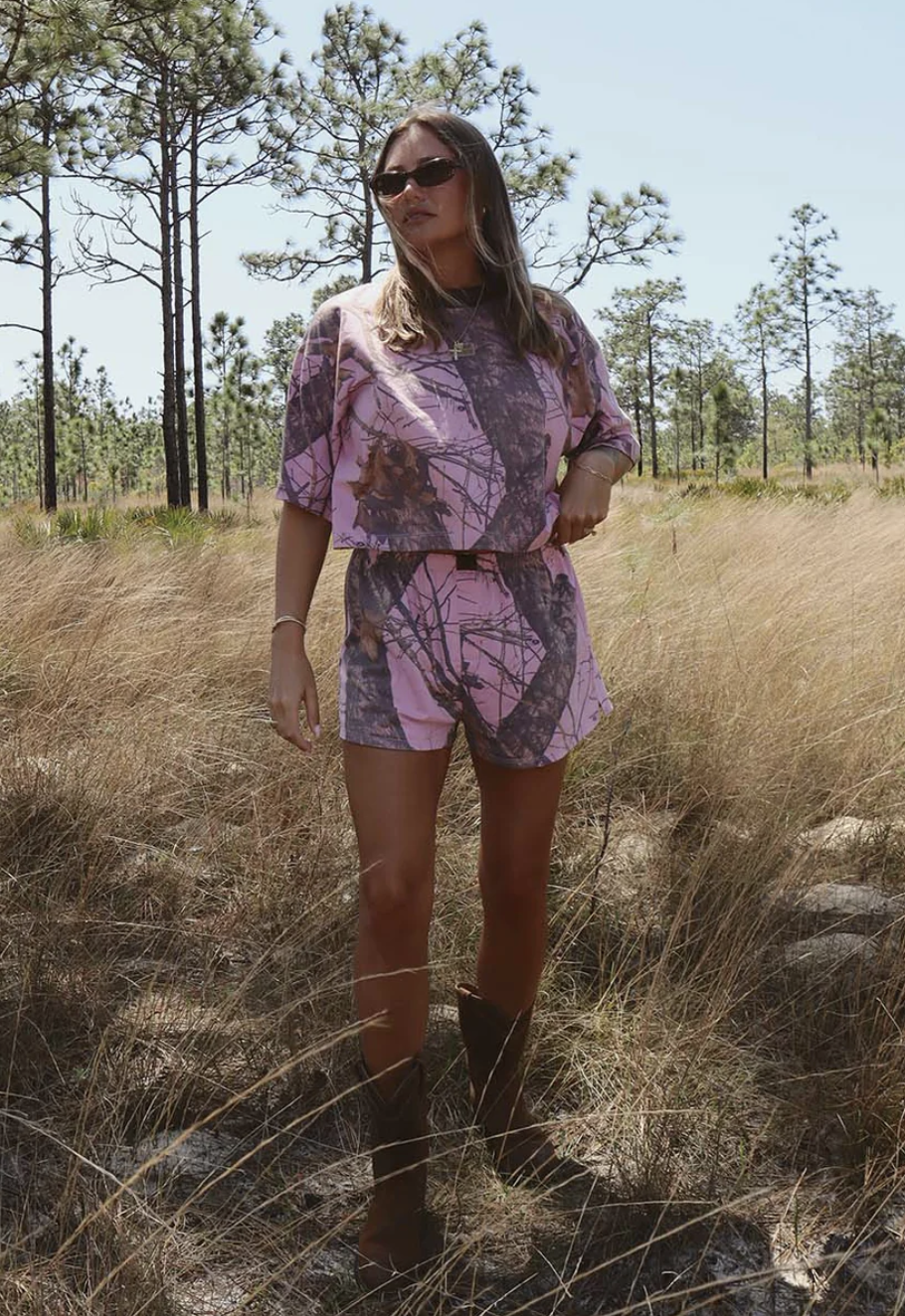 Boxy Tee Pink Break Up