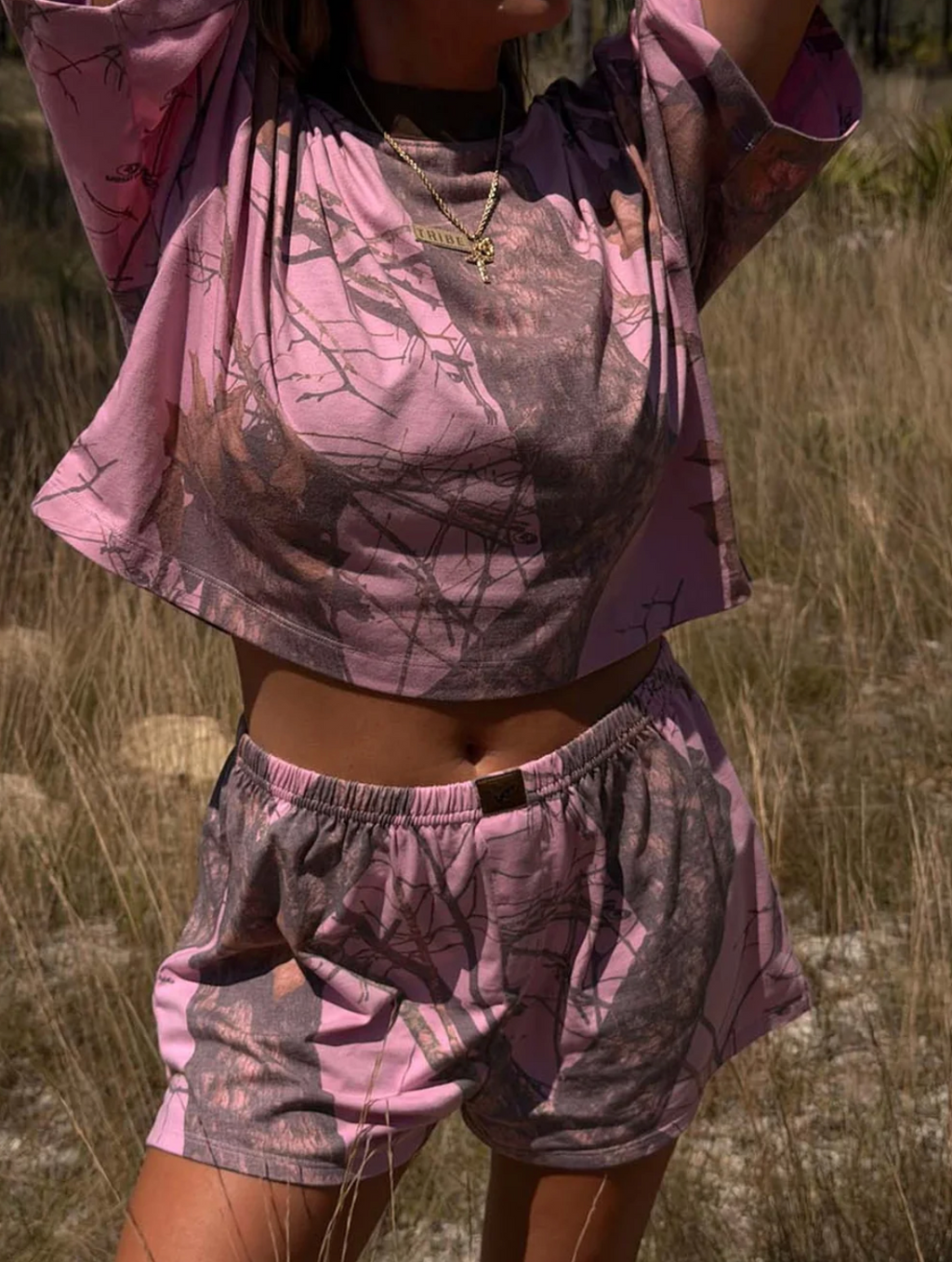 Base Camp Boxer Pink Break Up
