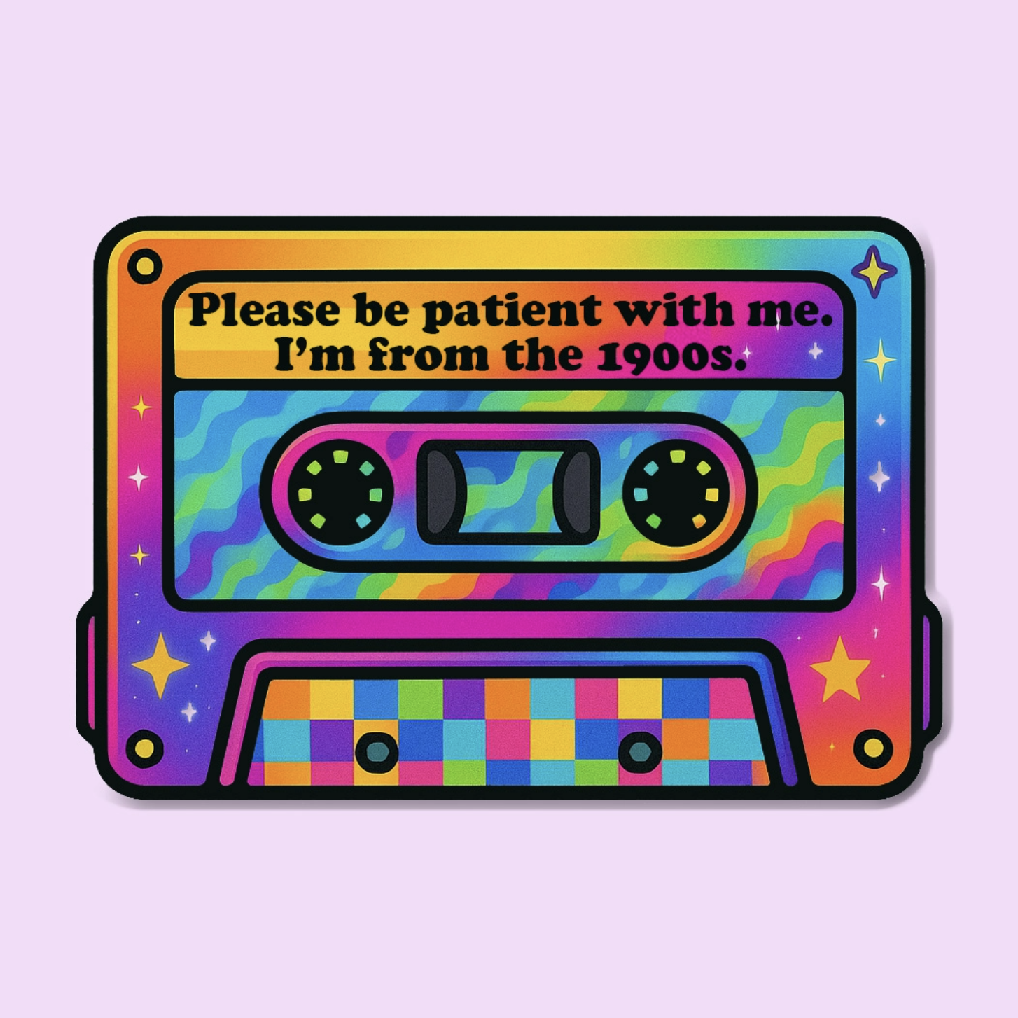 90's Cassette Sticker