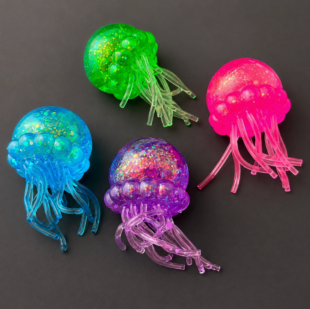 Squishy Glitter Jellyfish Squishy