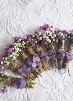 Amethyst, Lavender and Palo Santo Smudge Stick
