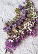 Amethyst, Lavender and Palo Santo Smudge Stick