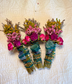 Fluorite Crystal Smudge Stick – Sage and Lavender Blend