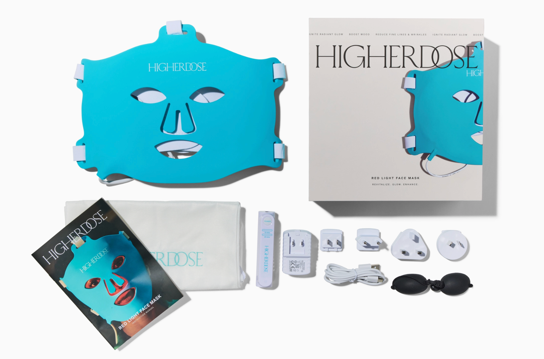 HigherDOSE Red Light Face Mask