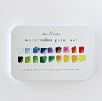 Watercolor Paint Set 18 Colors with Brush
