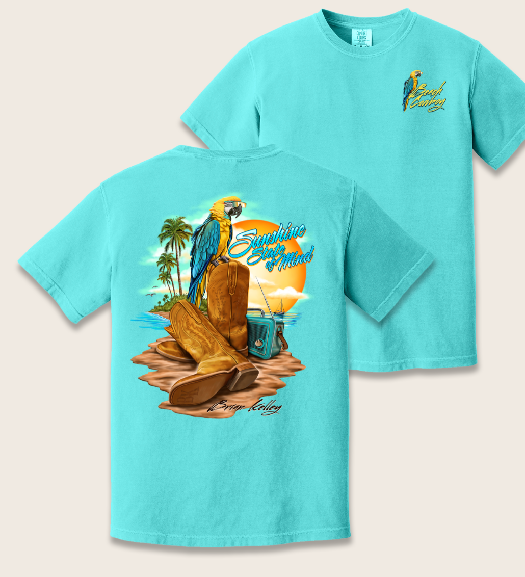 Parrot Boots Chalky Mint Tee