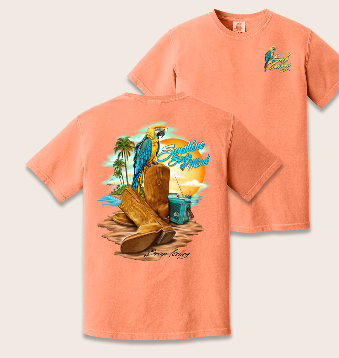 Parrot Boots Neon Cantaloupe