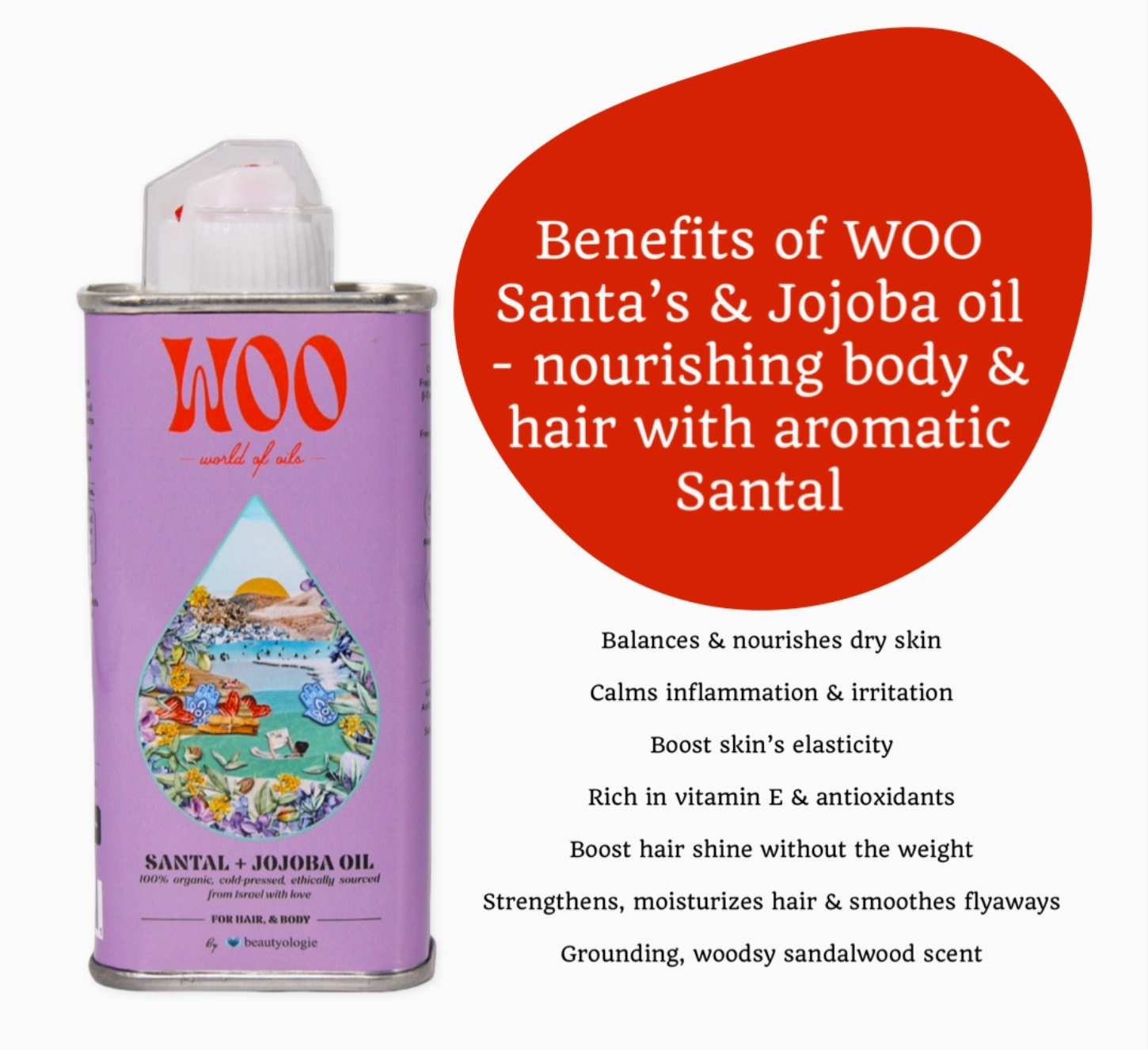 WOO World of Oils Santal + Jojoba Oil