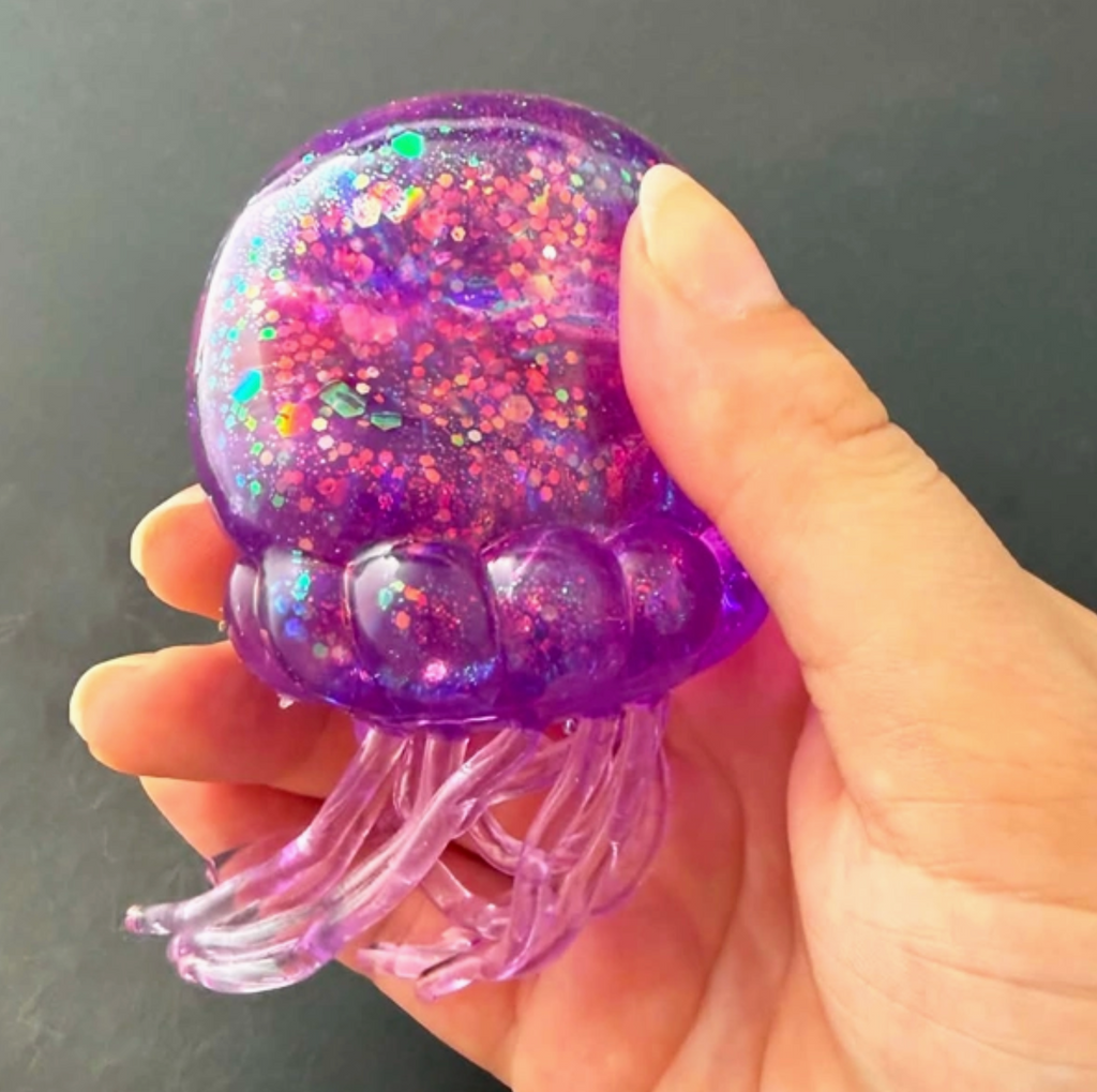 Squishy Glitter Jellyfish Squishy