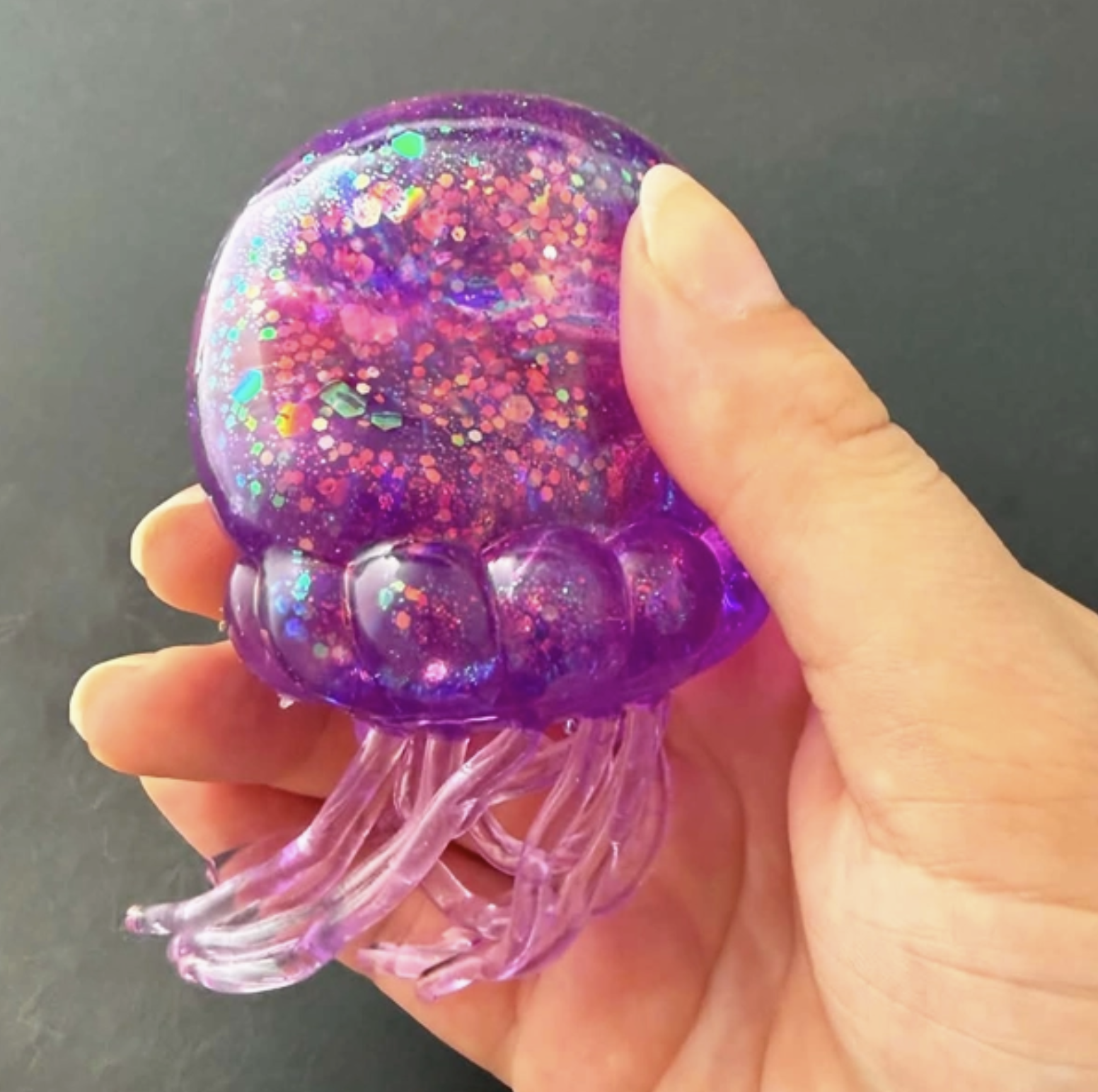 Squishy Glitter Jellyfish Squishy