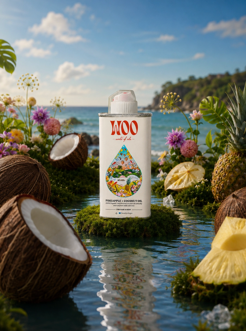 WOO World of Oils Pineapple & Coconut Oil