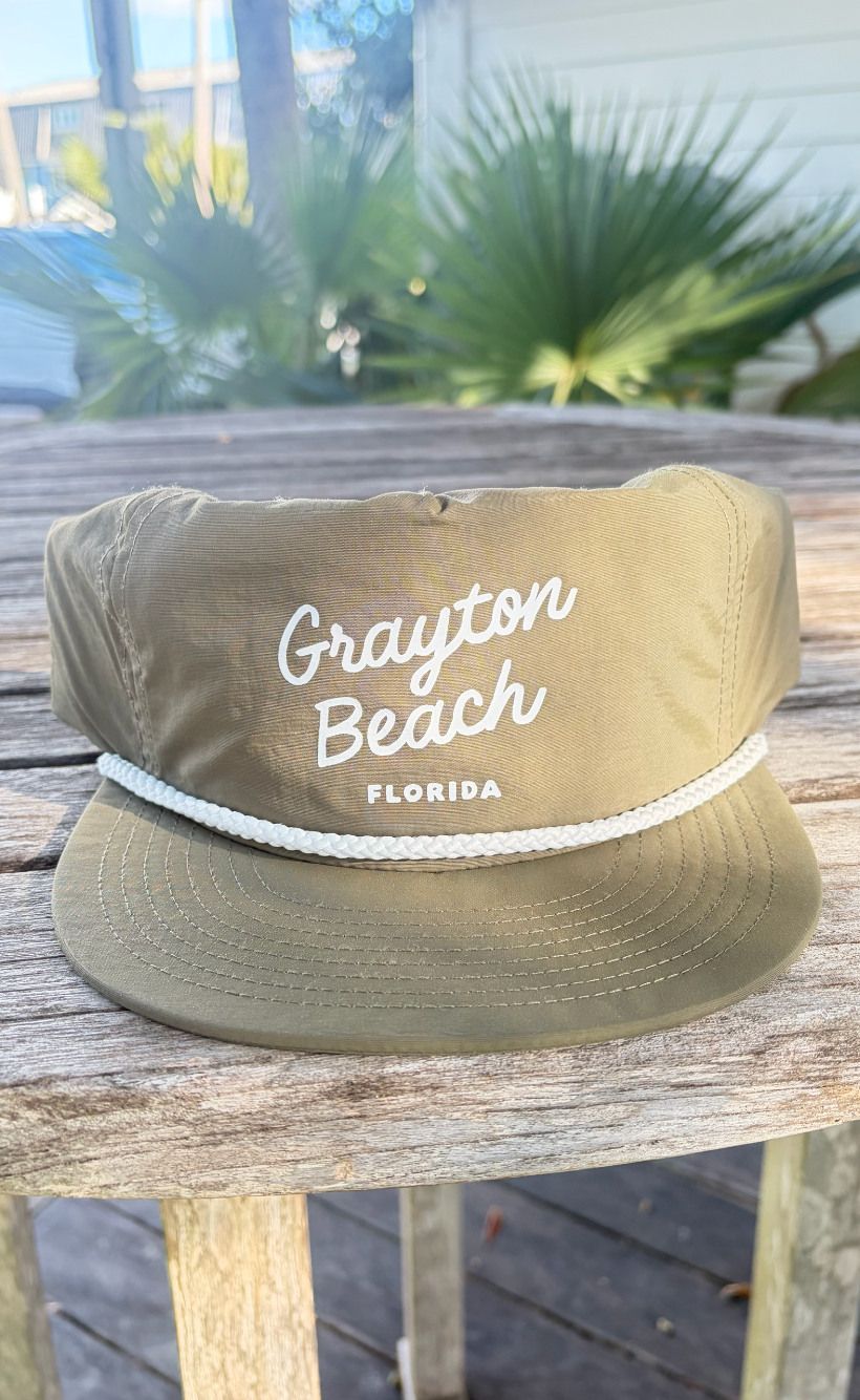 Grayton Beach Nylon Rope Hat
