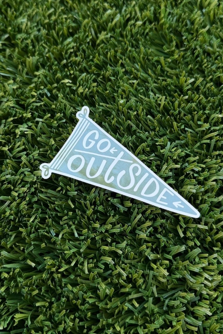 Go Outside Sticker