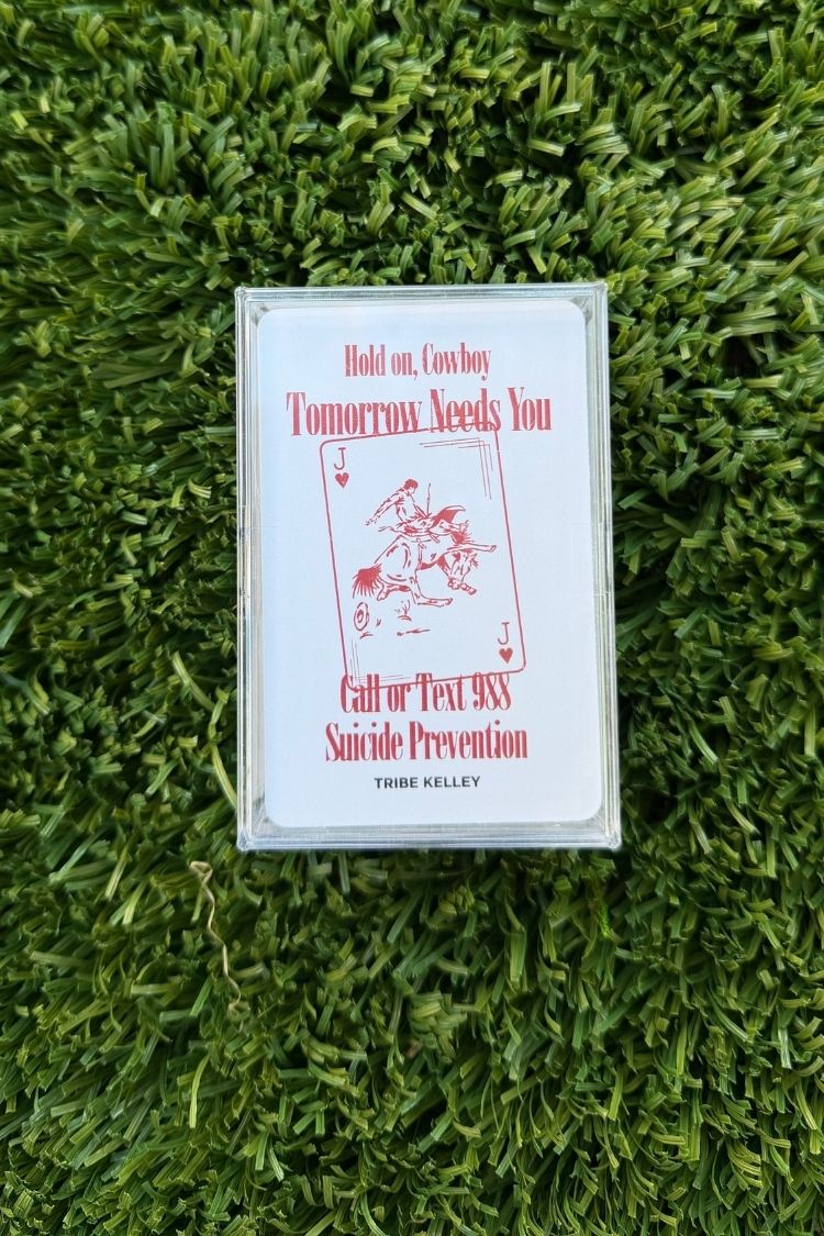 Hold On Cowboy Deck of Cards