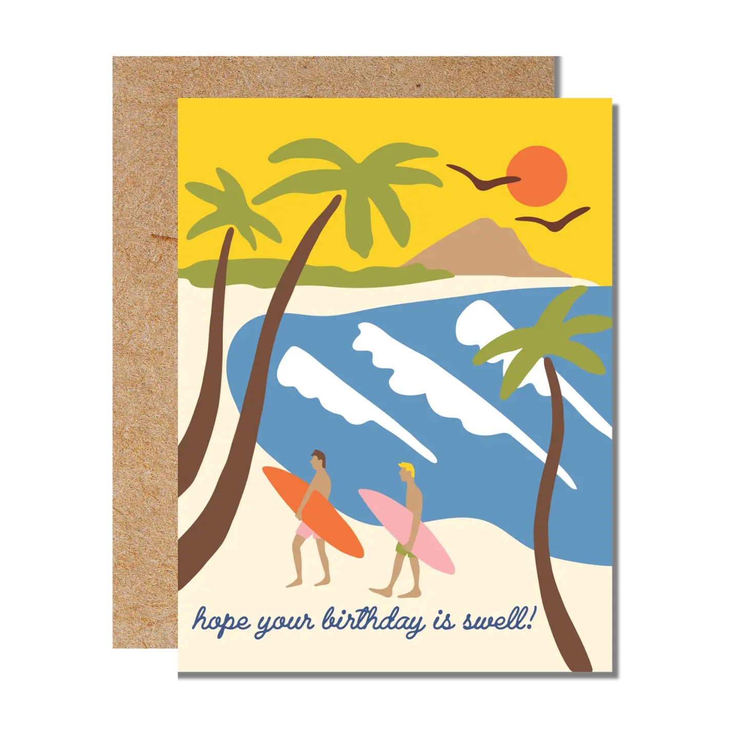 Hope Your Birthday Is Swell Surf Birthday Card