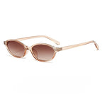 Retro Oval Frame Small Frame Sunglasses
