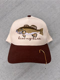 Kiss My Bass Embroidered Fishing Hat