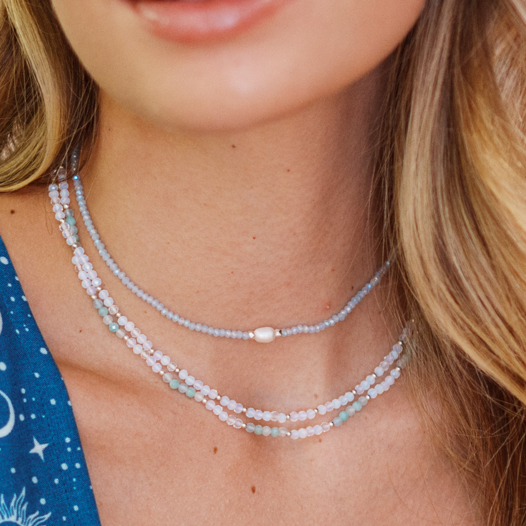 Moon Dancer 3mm Necklace (Silver)