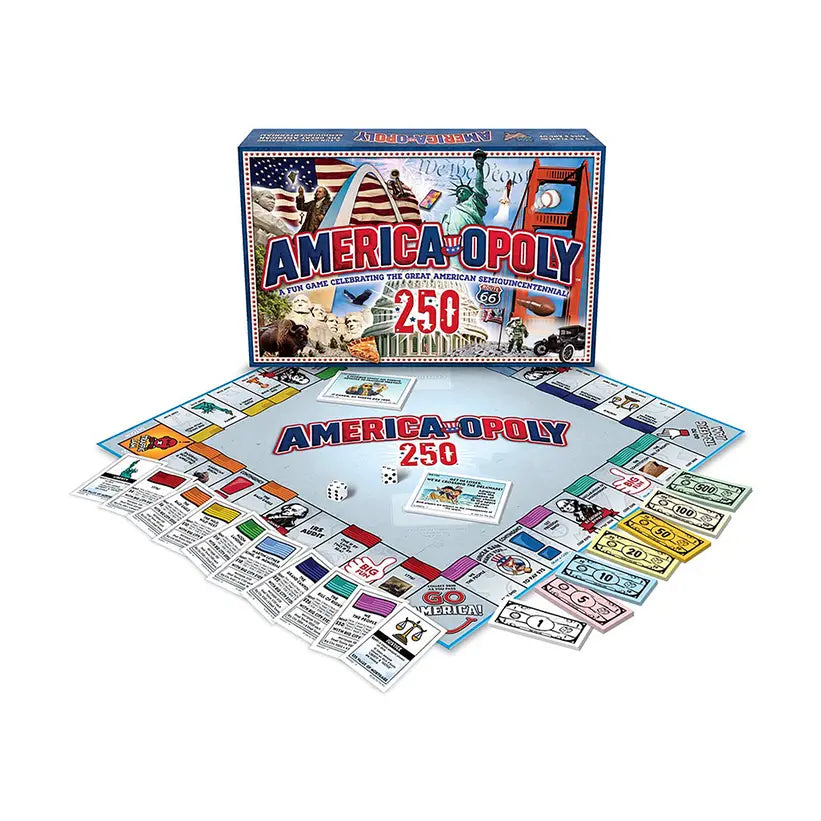 America Opoly 250th Anniversary Edition Board Game