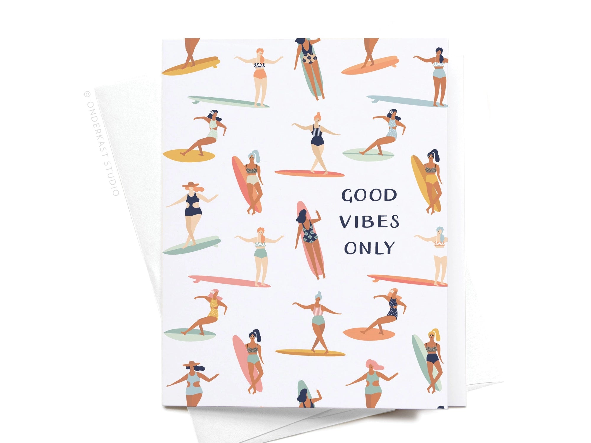 Good Vibes Only Greeting Card
