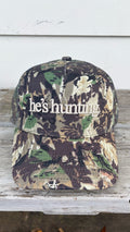 He's Hunting Camo Trucker