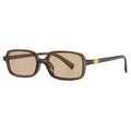 Vintage Square Small-Frame Sunglasses