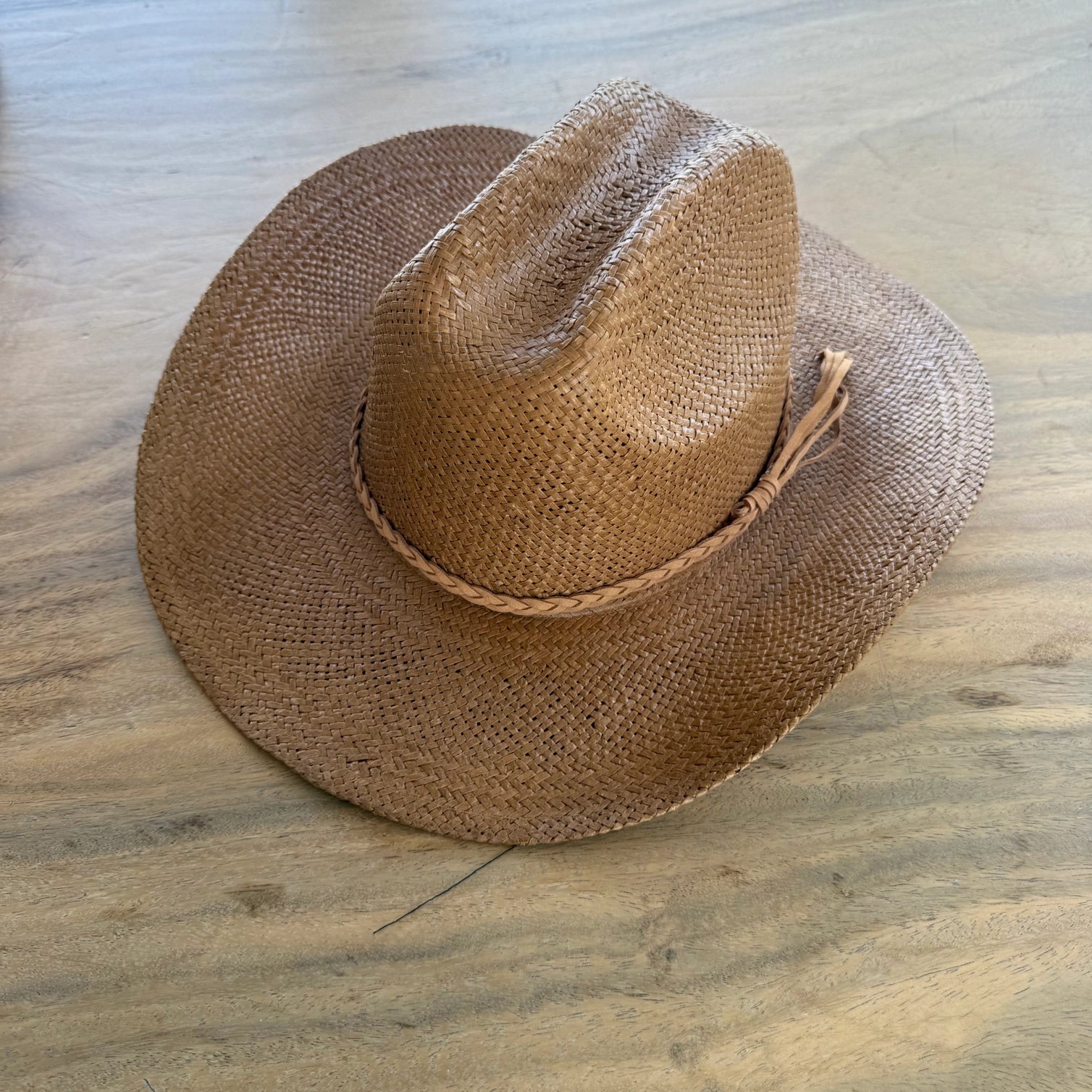 Western Straw Cowboy Hat Lightweight Summer Sun Hat