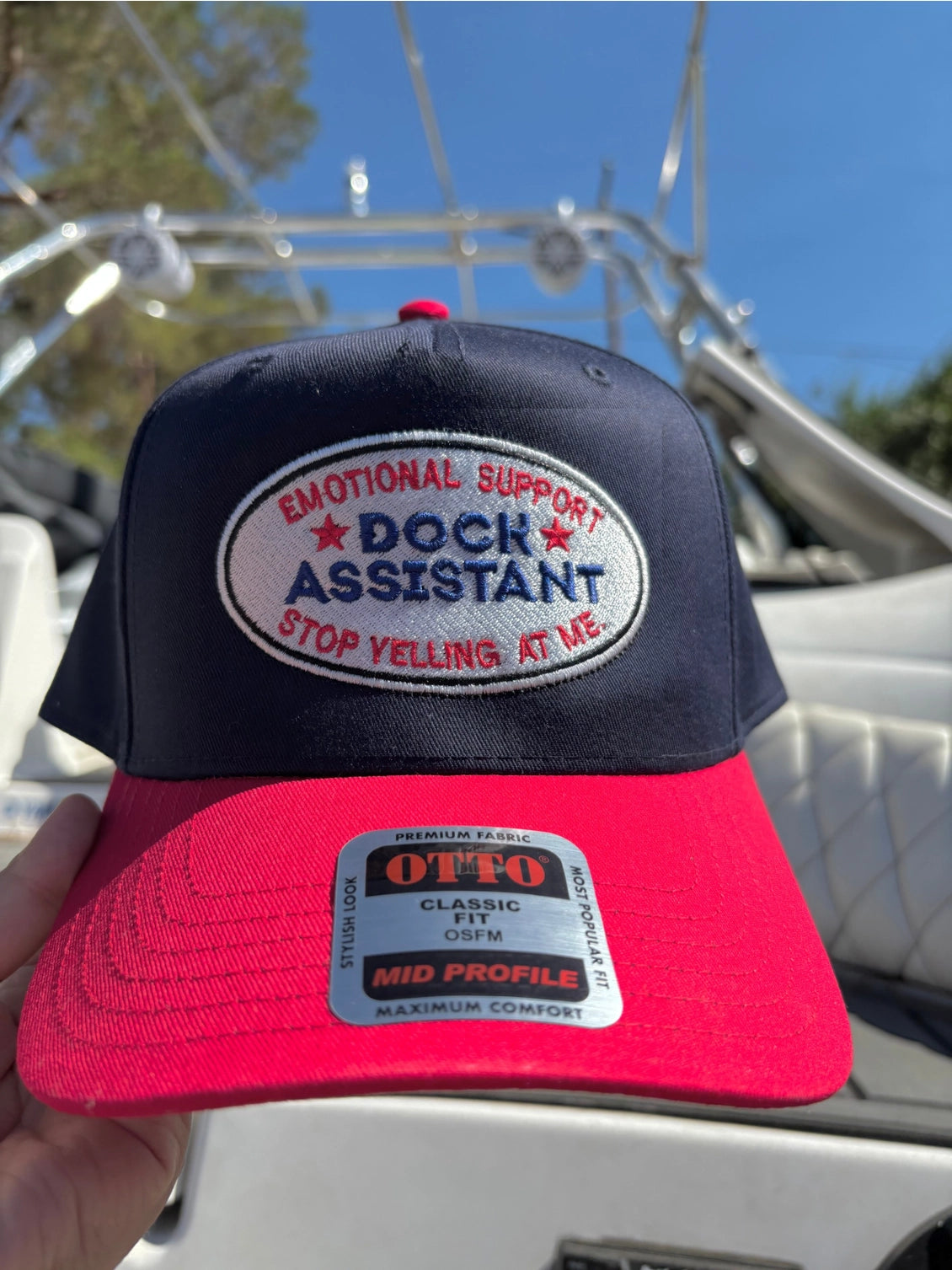 Emotional Support Dock Assistant Hat
