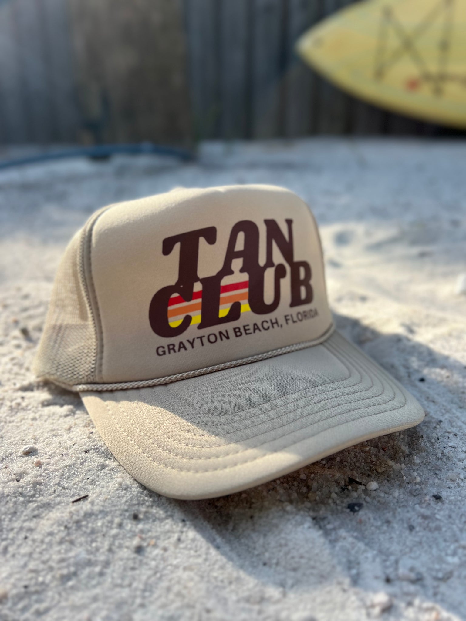 Tan Club Trucker Hat