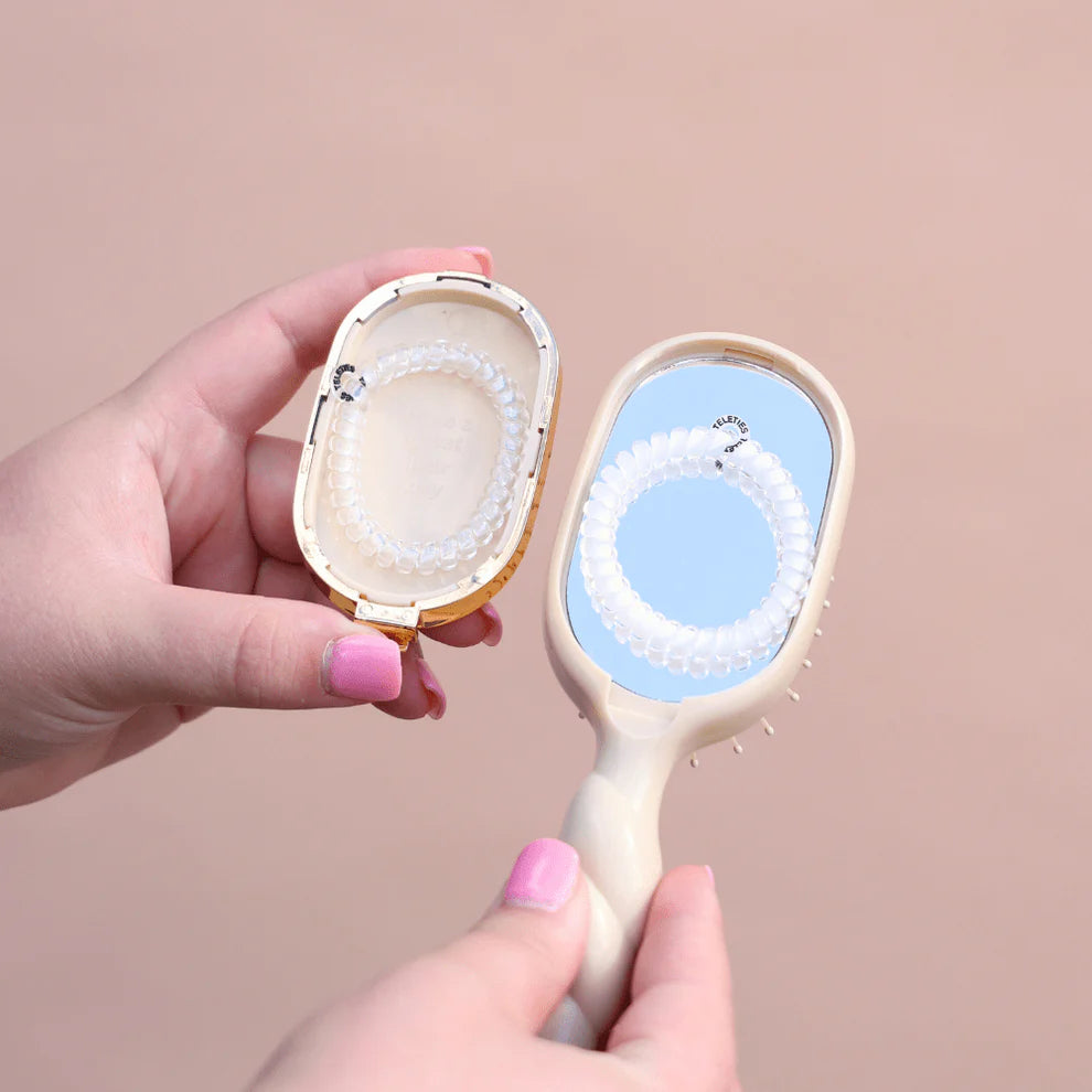 Mini Detangler Hair Brush for Medium Hair - Tan
