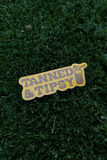 Tanned & Tipsy Sticker