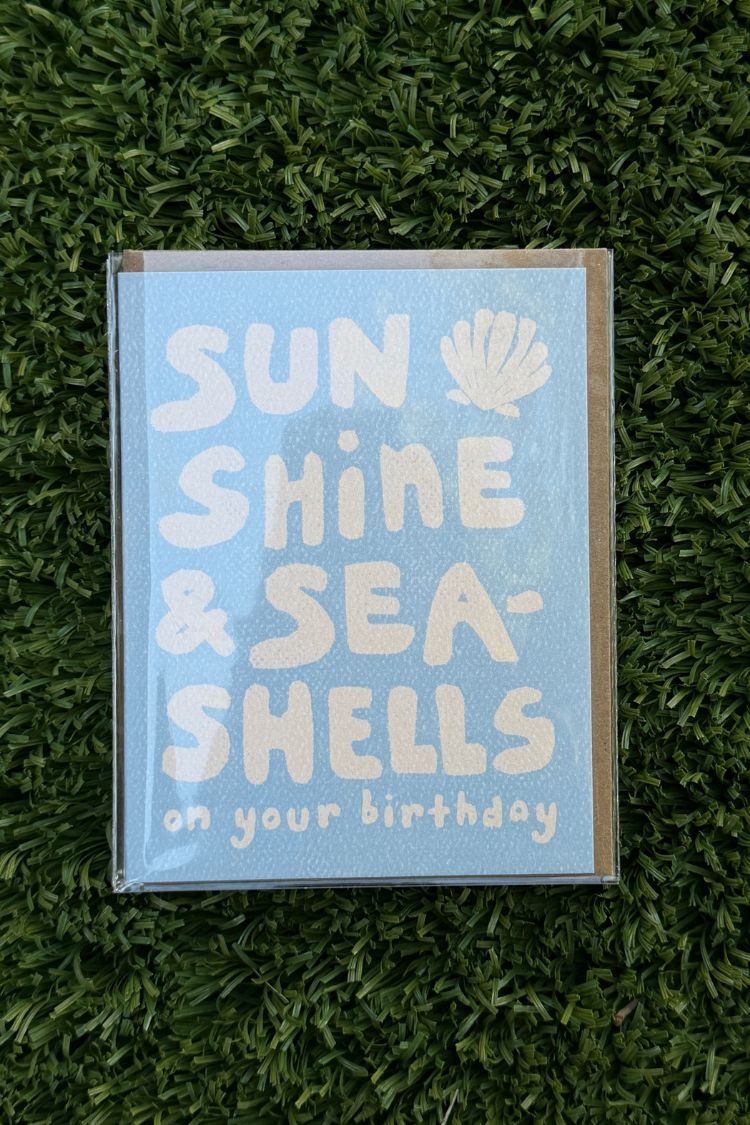 Sunshine & Seashells Card