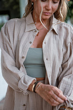 Desert Gauze Button Down
